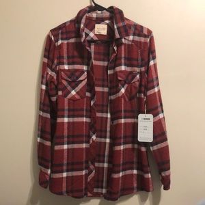 New with tags. Red flannel